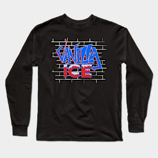 Vanilla Ice Brick Wall Long Sleeve T-Shirt